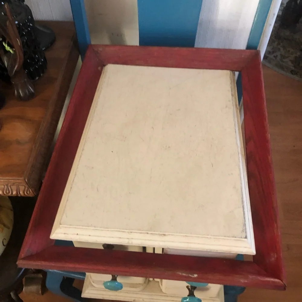 Vintage Red Wood Frame